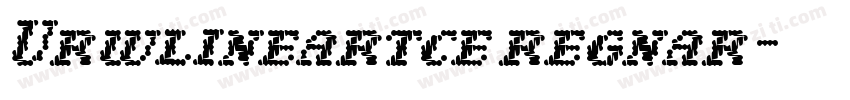 Urwlineartce regnar字体转换